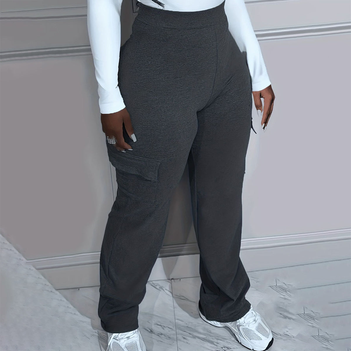 Women's Fitted Cargo Sweats