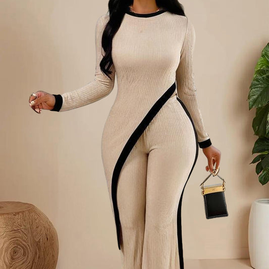 Women's Elegant Two-piece Long-sleeved Suit