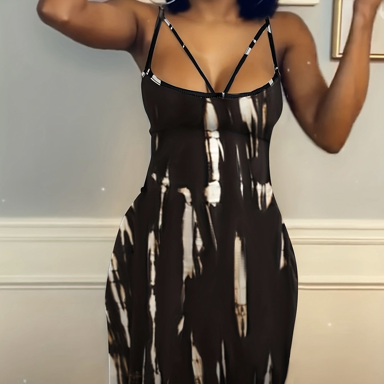 Women's Tie Dye Versatile Dress