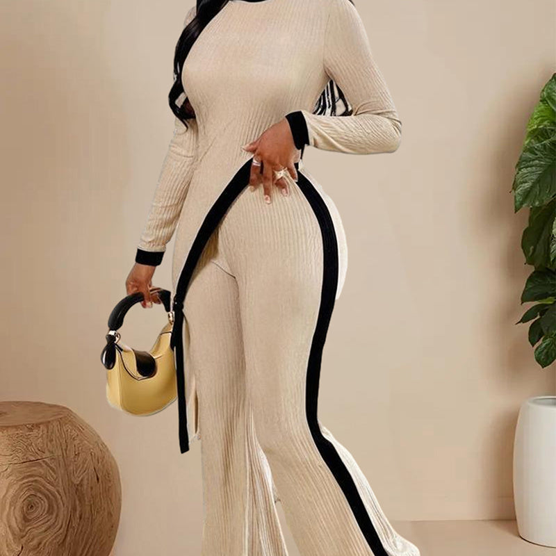 Women's Elegant Two-piece Long-sleeved Suit