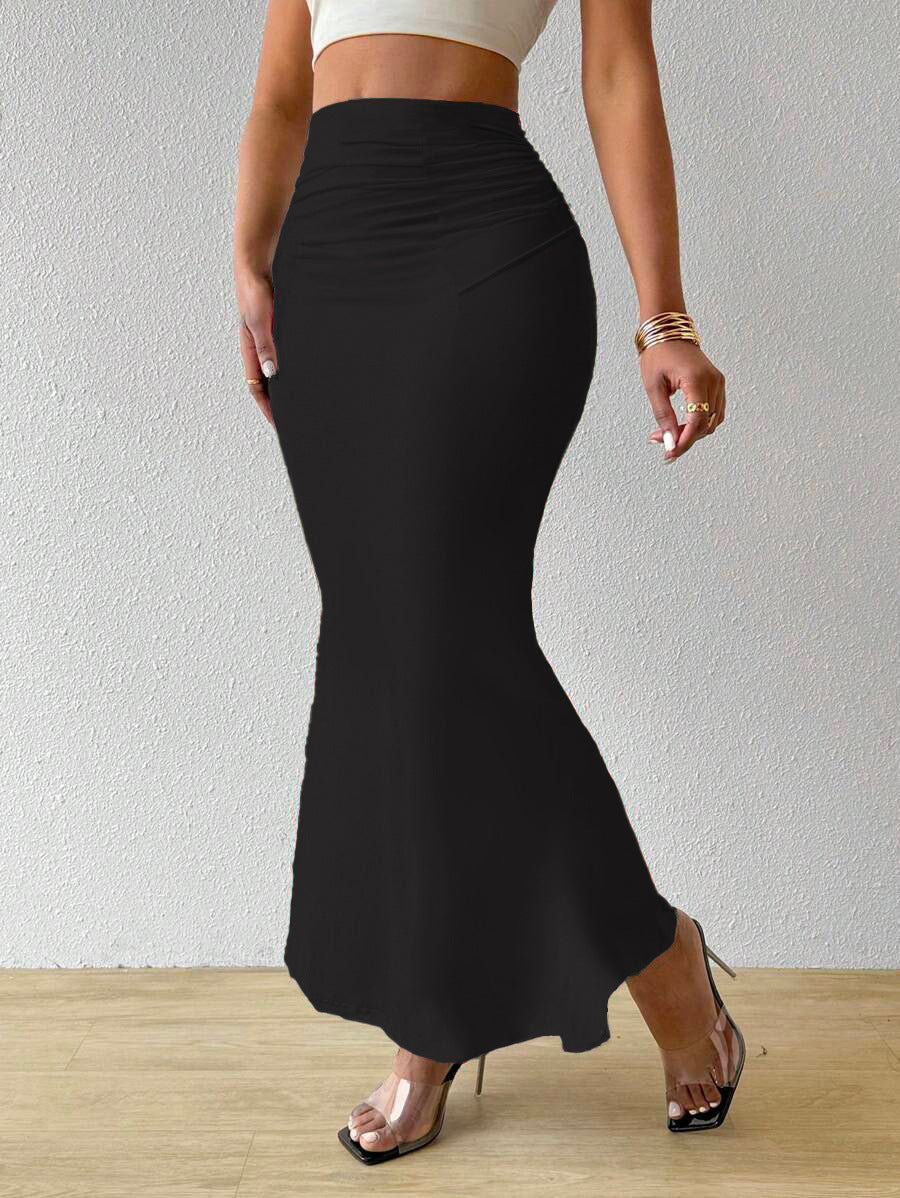 European And American Zebra Pattern Slimming Skirt