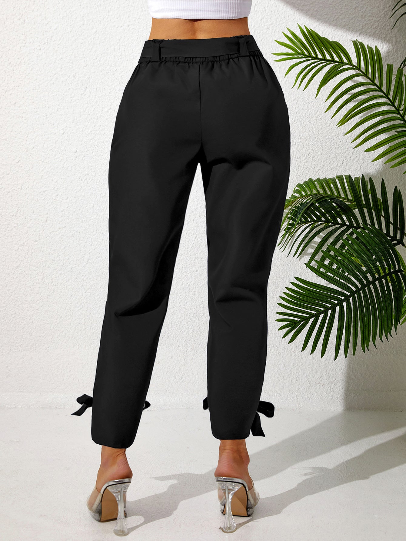 Women's Bow Tie Dress Pants
