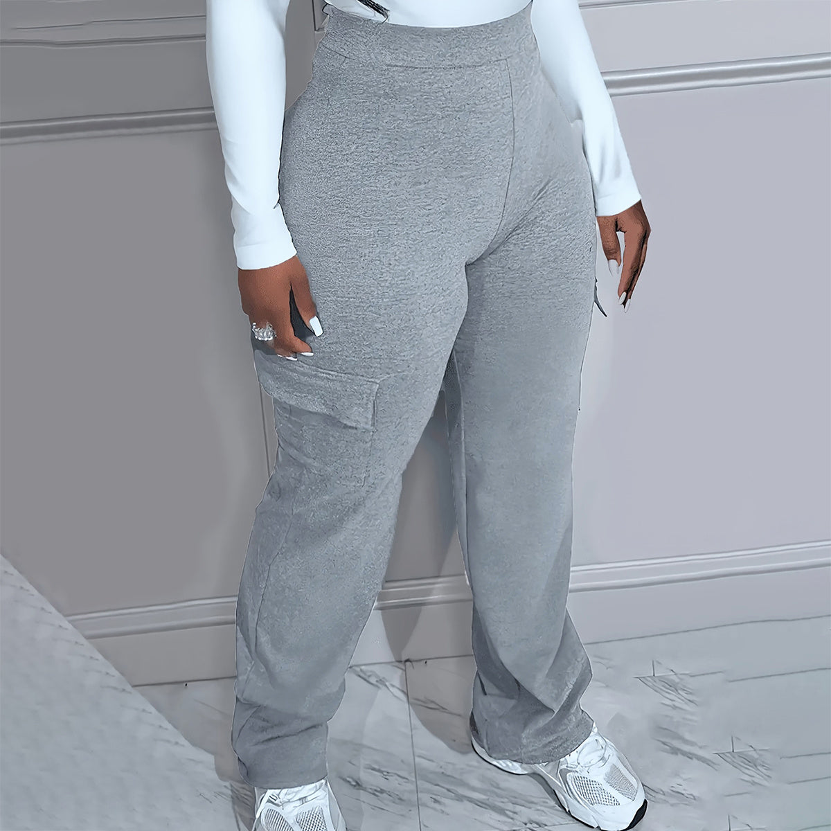 Women's Fitted Cargo Sweats