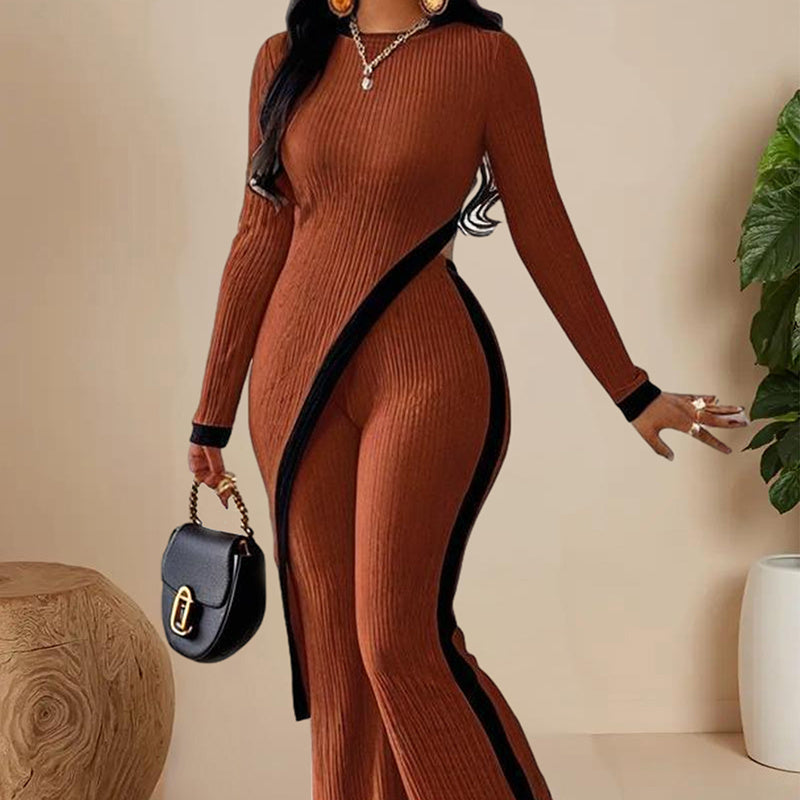 Women's Elegant Two-piece Long-sleeved Suit