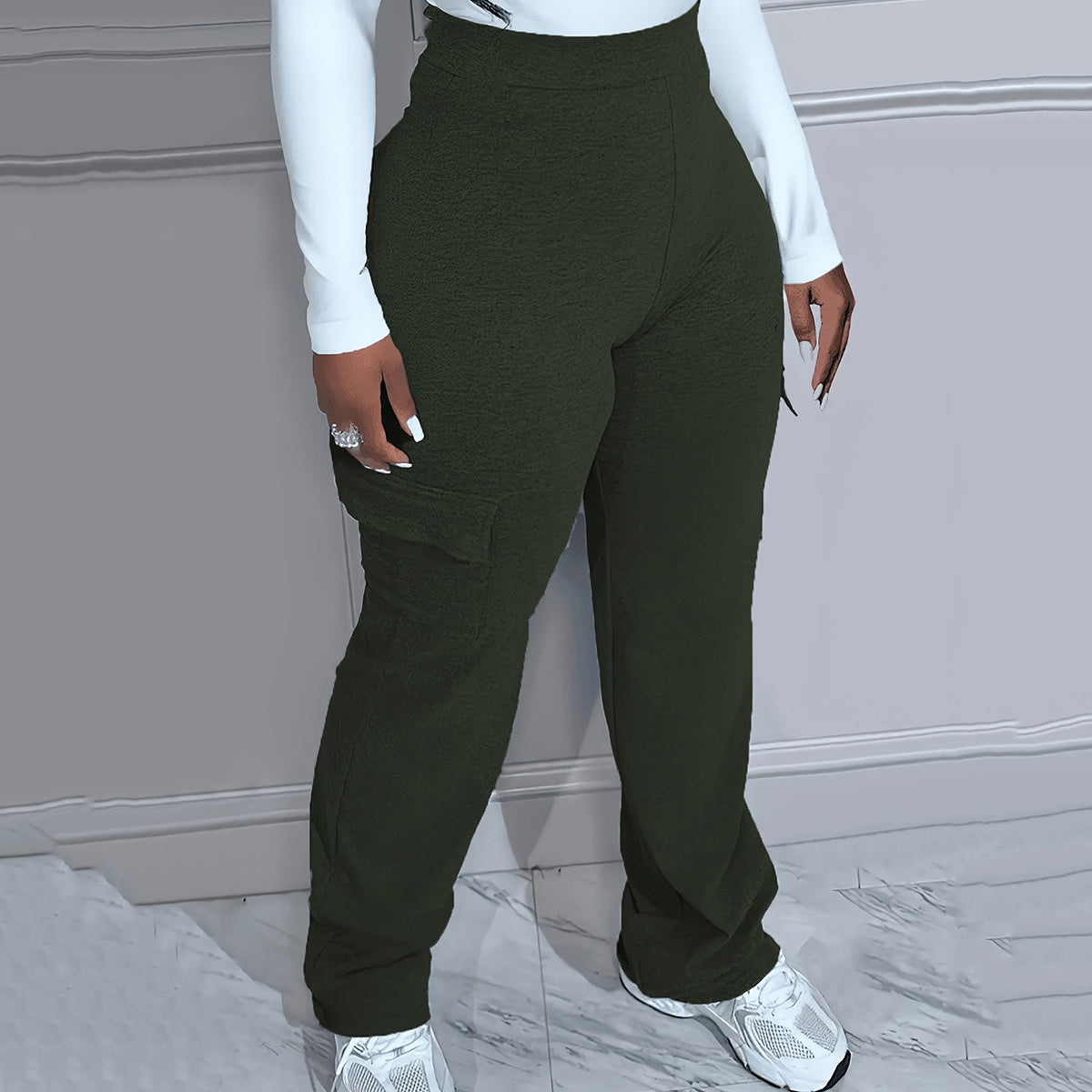 Women's Fitted Cargo Sweats