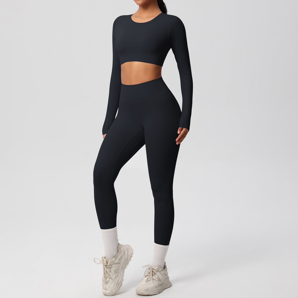 Solid Color Yoga Clothes Suit