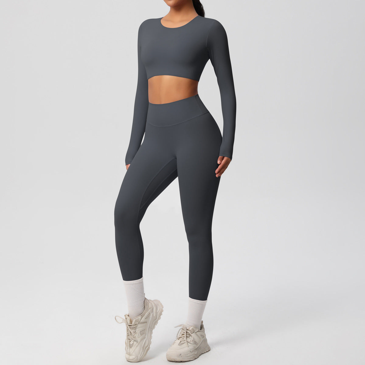 Solid Color Yoga Clothes Suit