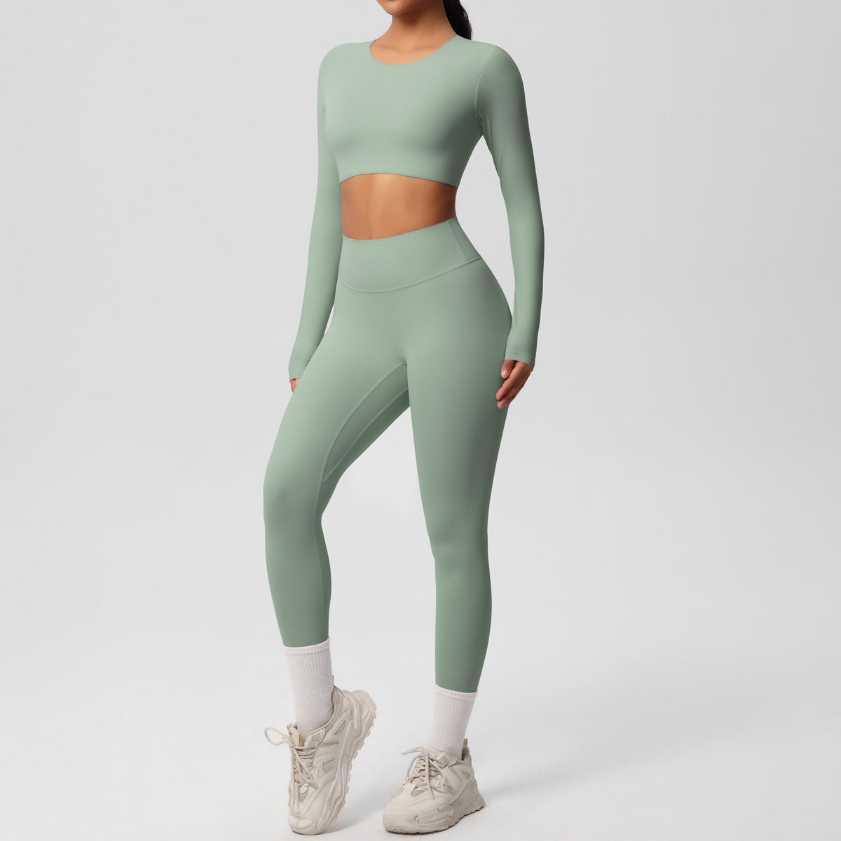 Solid Color Yoga Clothes Suit