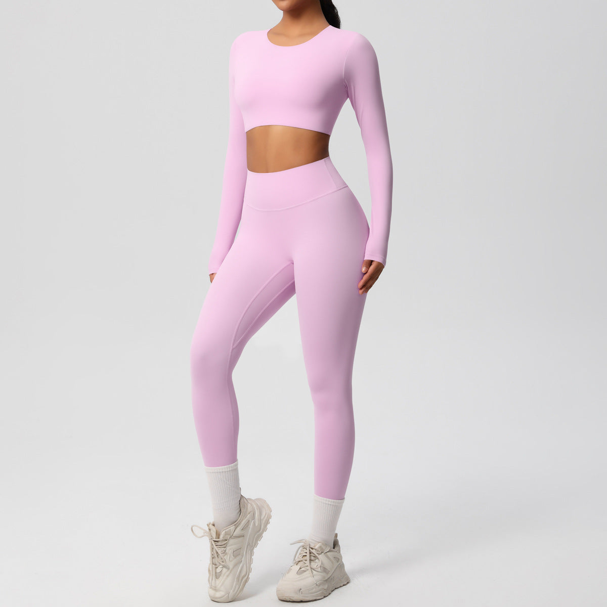 Solid Color Yoga Clothes Suit