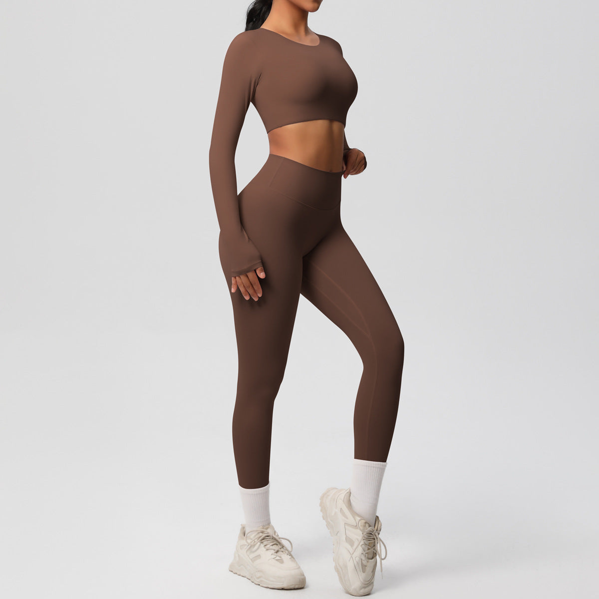 Solid Color Yoga Clothes Suit