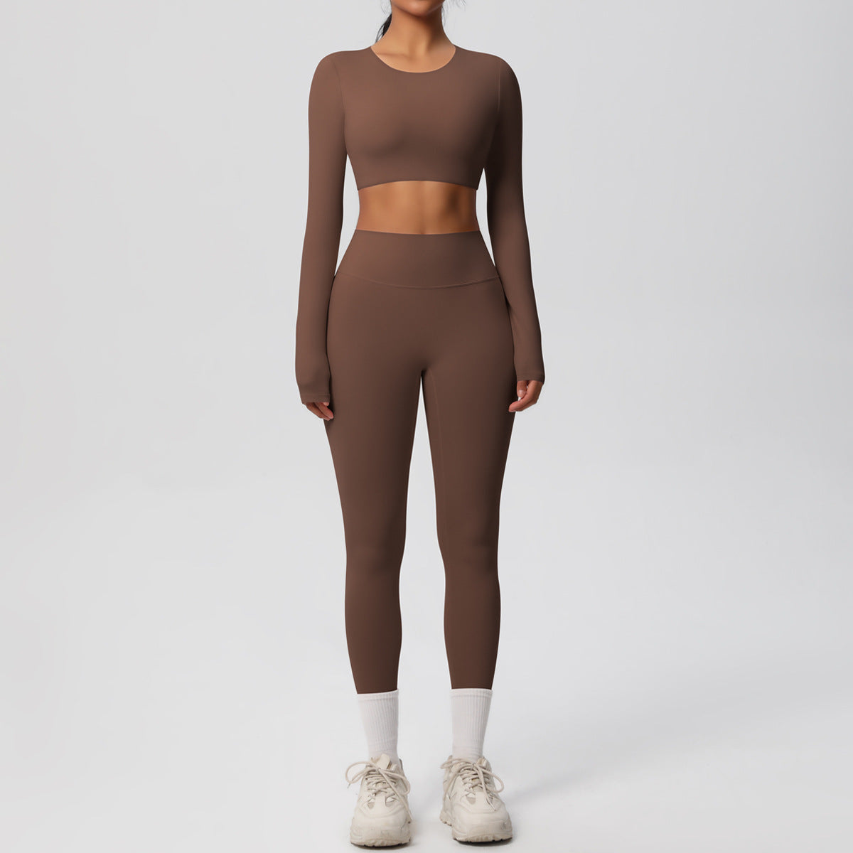 Solid Color Yoga Clothes Suit