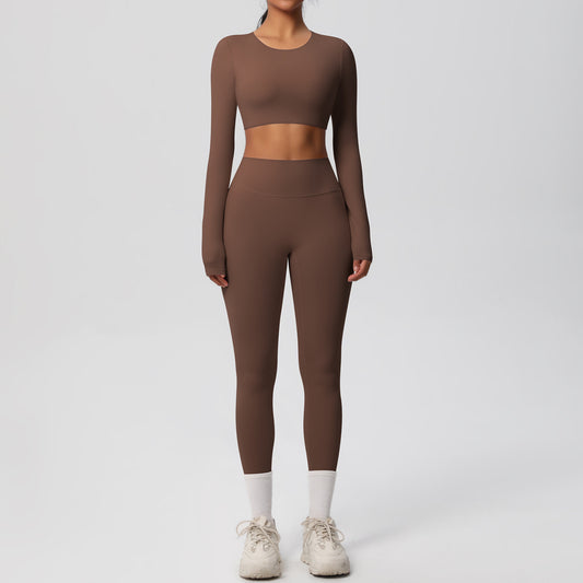 Solid Color Yoga Clothes Suit
