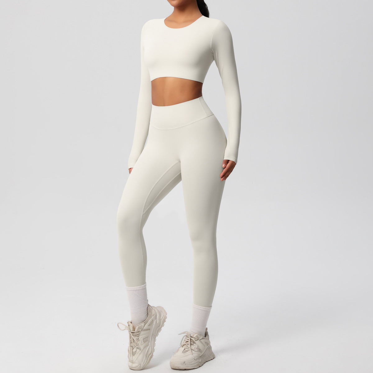 Solid Color Yoga Clothes Suit