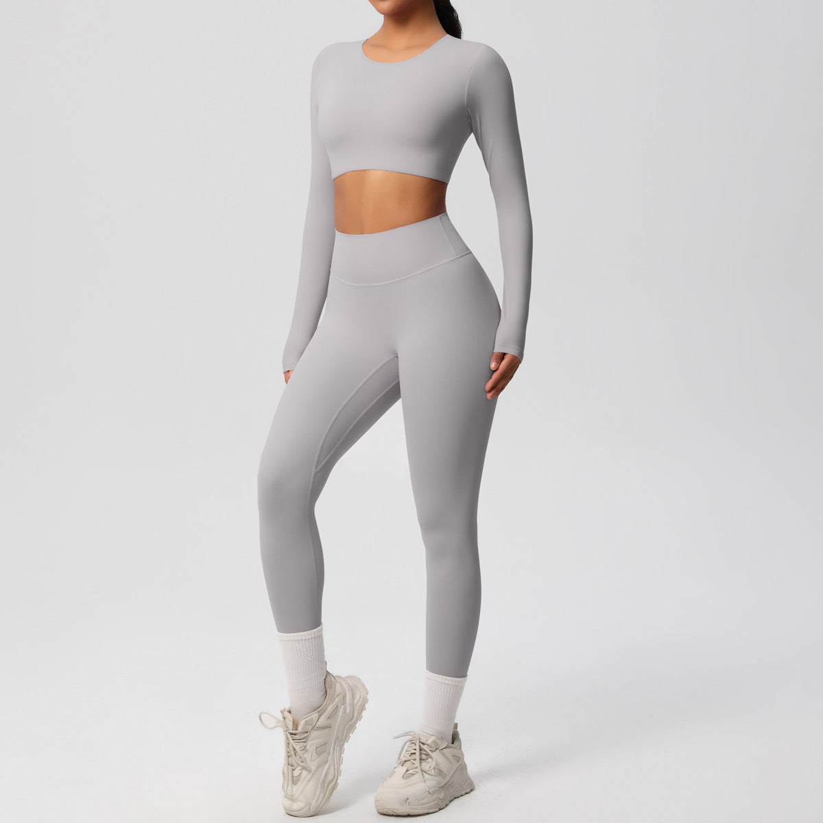 Solid Color Yoga Clothes Suit