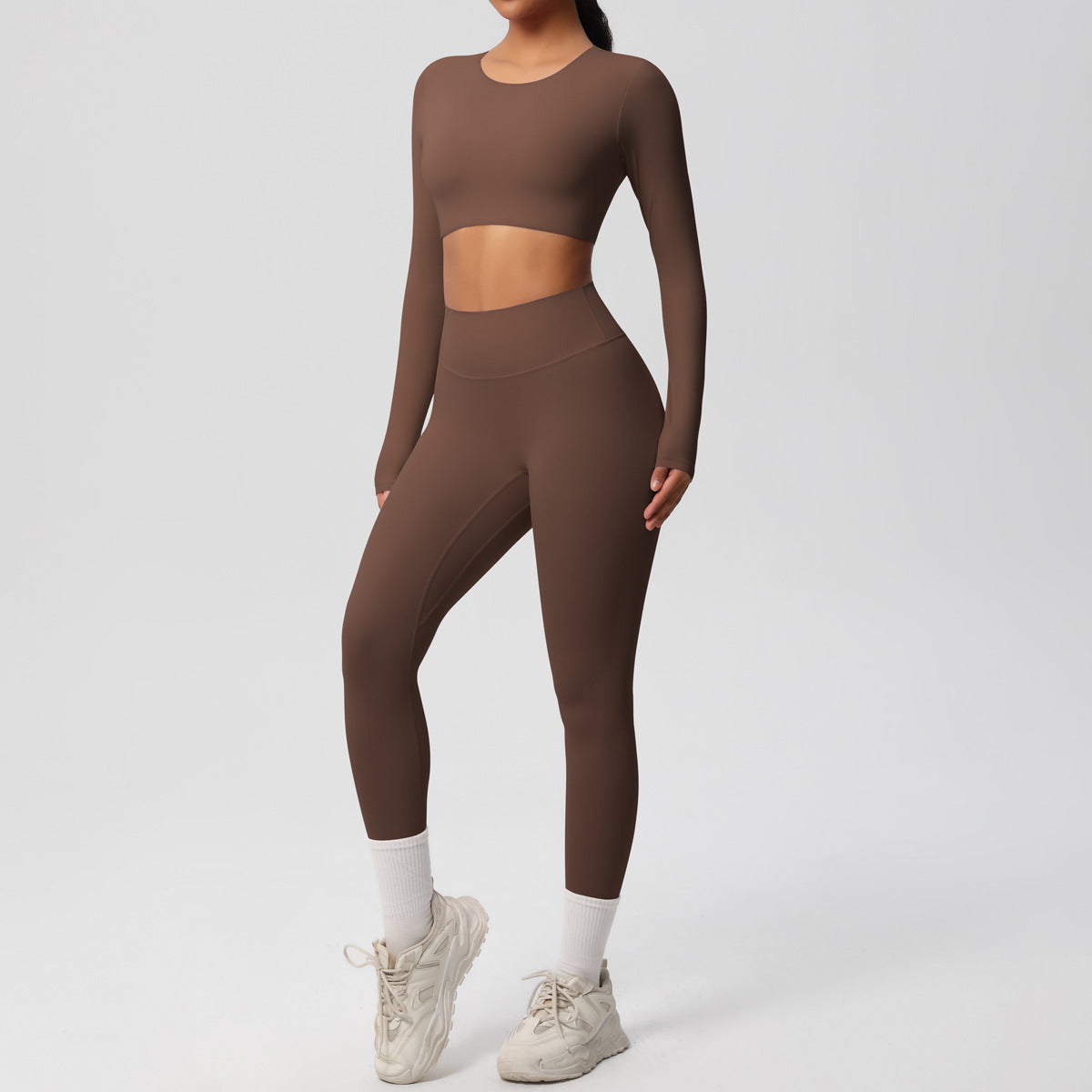 Solid Color Yoga Clothes Suit
