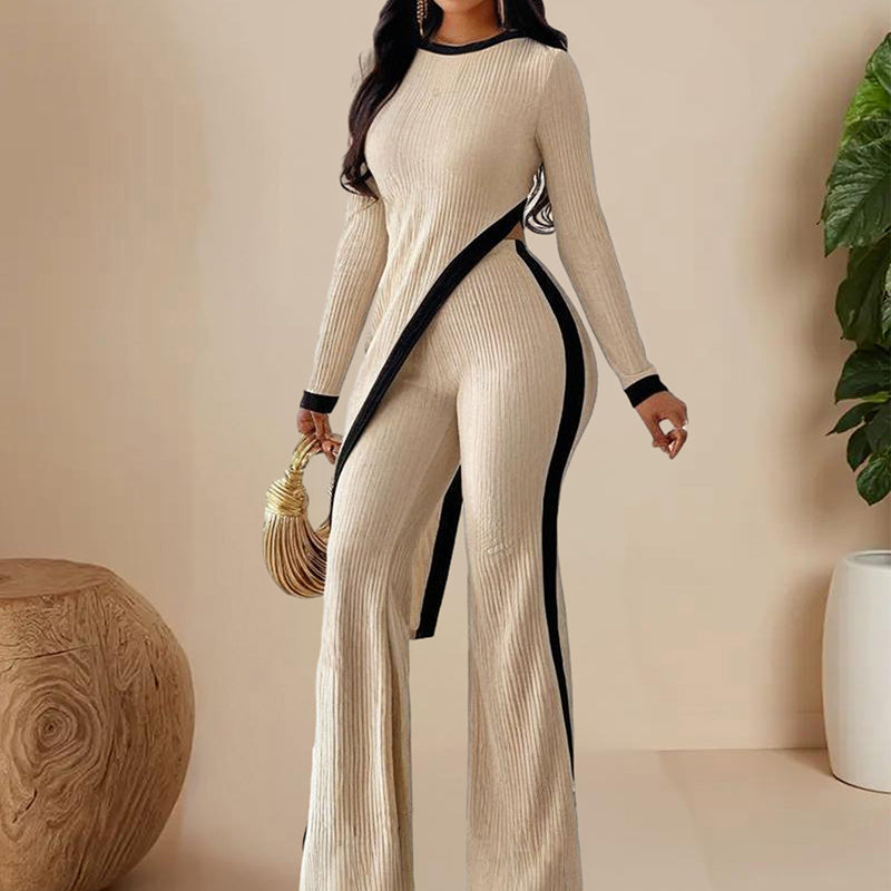 Women's Elegant Two-piece Long-sleeved Suit