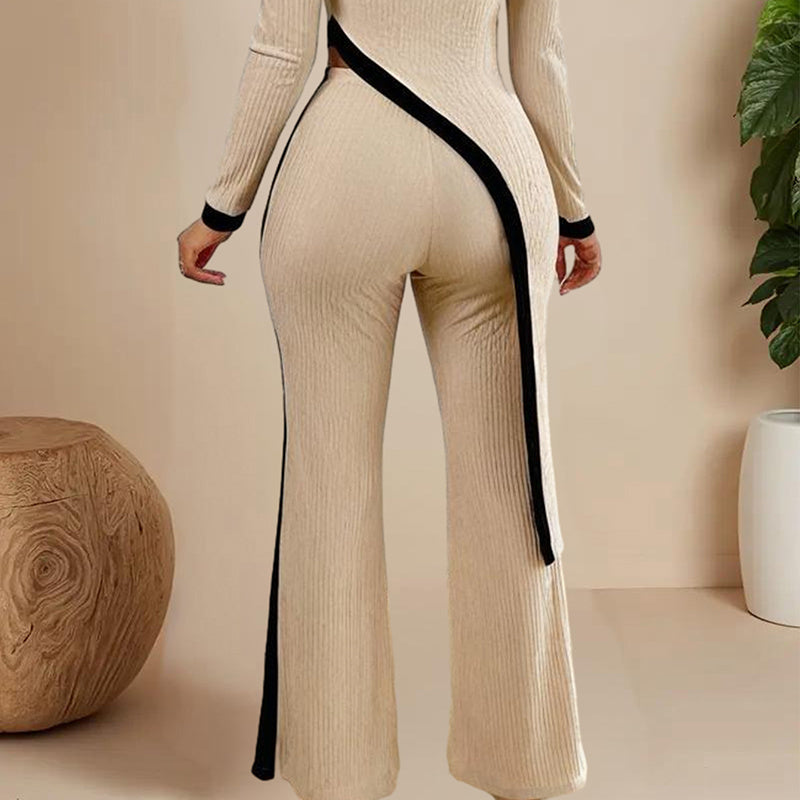 Women's Elegant Two-piece Long-sleeved Suit