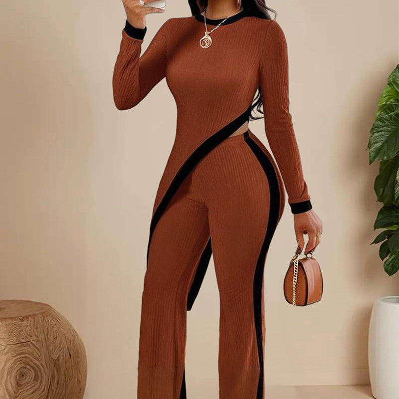 Women's Elegant Two-piece Long-sleeved Suit