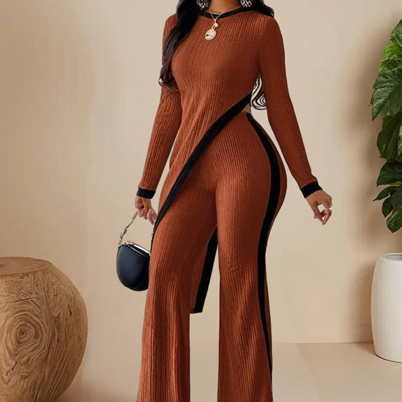 Women's Elegant Two-piece Long-sleeved Suit