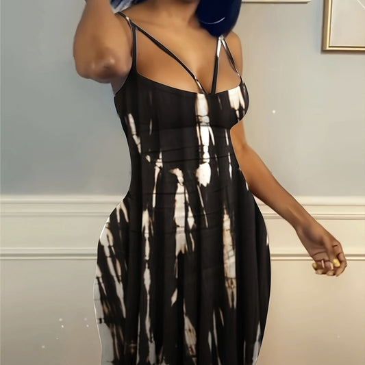 Women's Tie Dye Versatile Dress