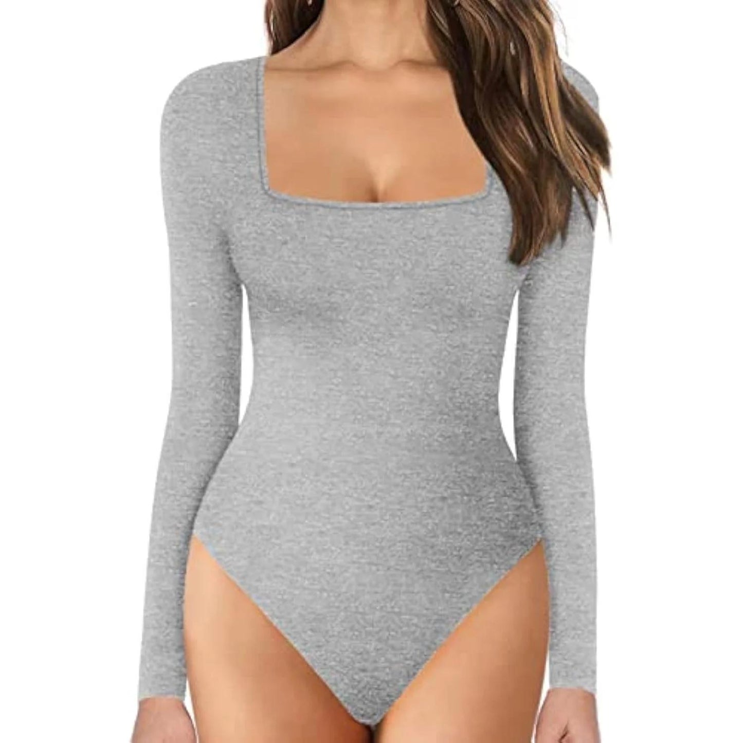 Women's Long Sleeve Tummy Shaper Bodysuit