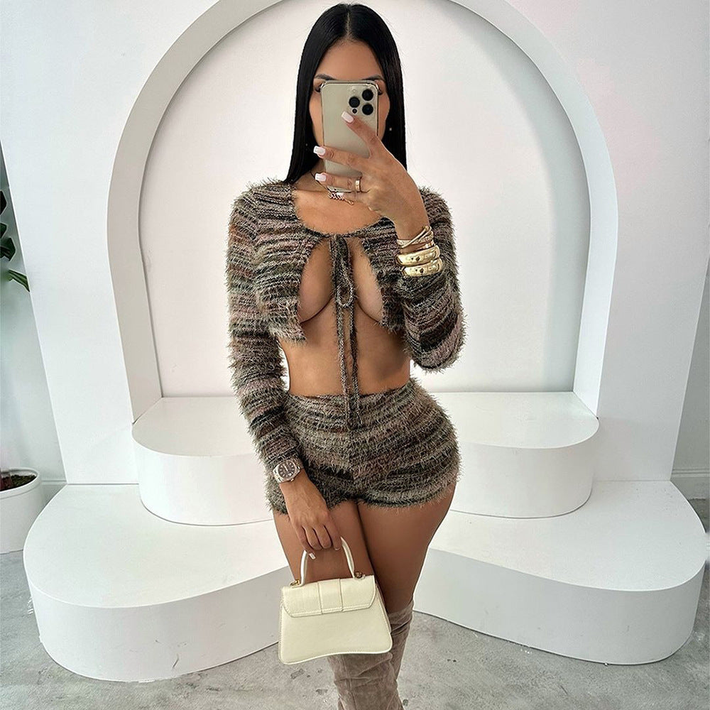 Long Sleeve Two-piece Suit