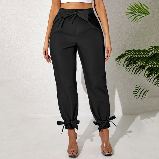 Women's Bow Tie Dress Pants